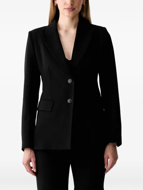 Trussardi peak-lapel single-breasted blazer