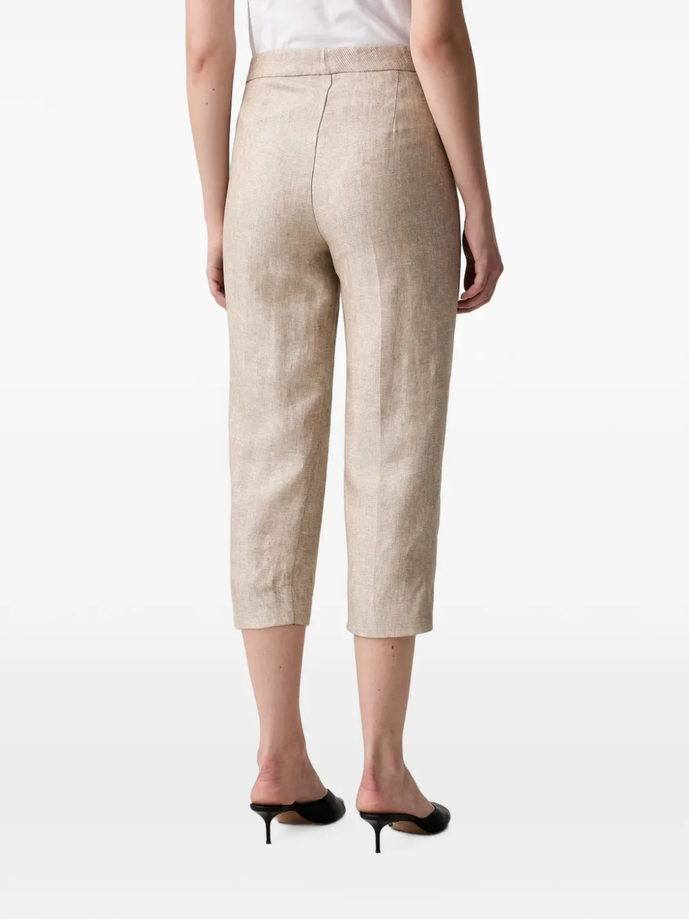 VICOLO Cropped broek Beige