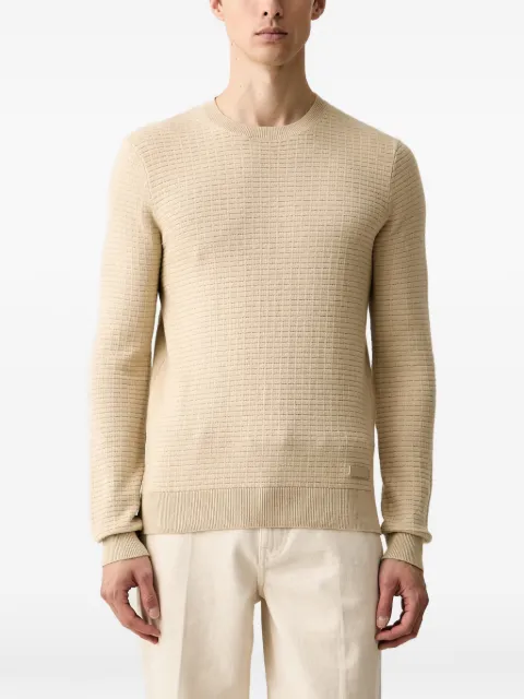 Trussardi textured-knit crew-neck sweater