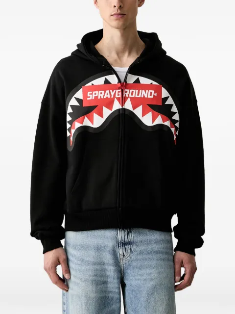 Sprayground shark-print hoodie
