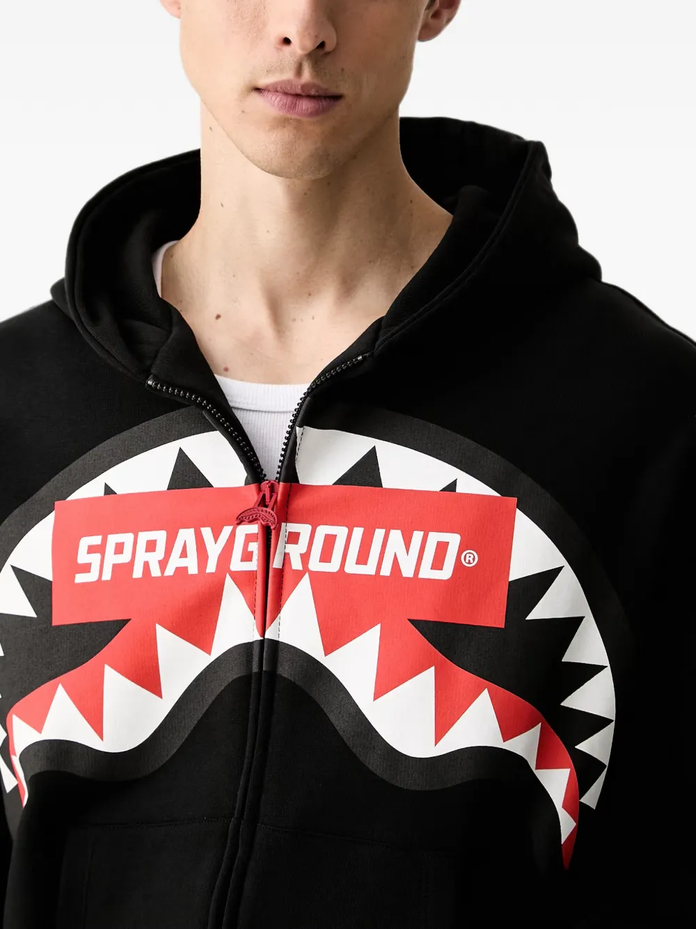 Sprayground Katoenen hoodie Zwart