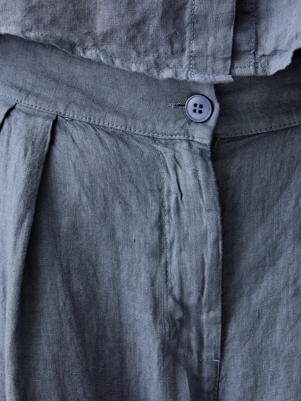 VICOLO Broek met wijde pijpen Blauw