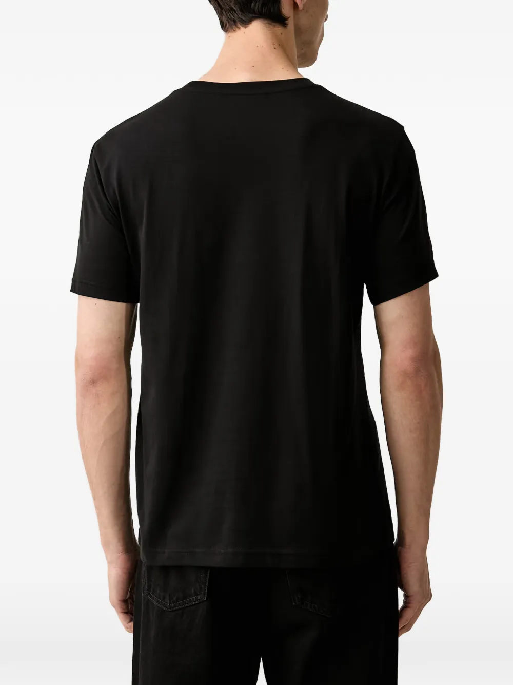 Trussardi T-shirt met logoprint Zwart