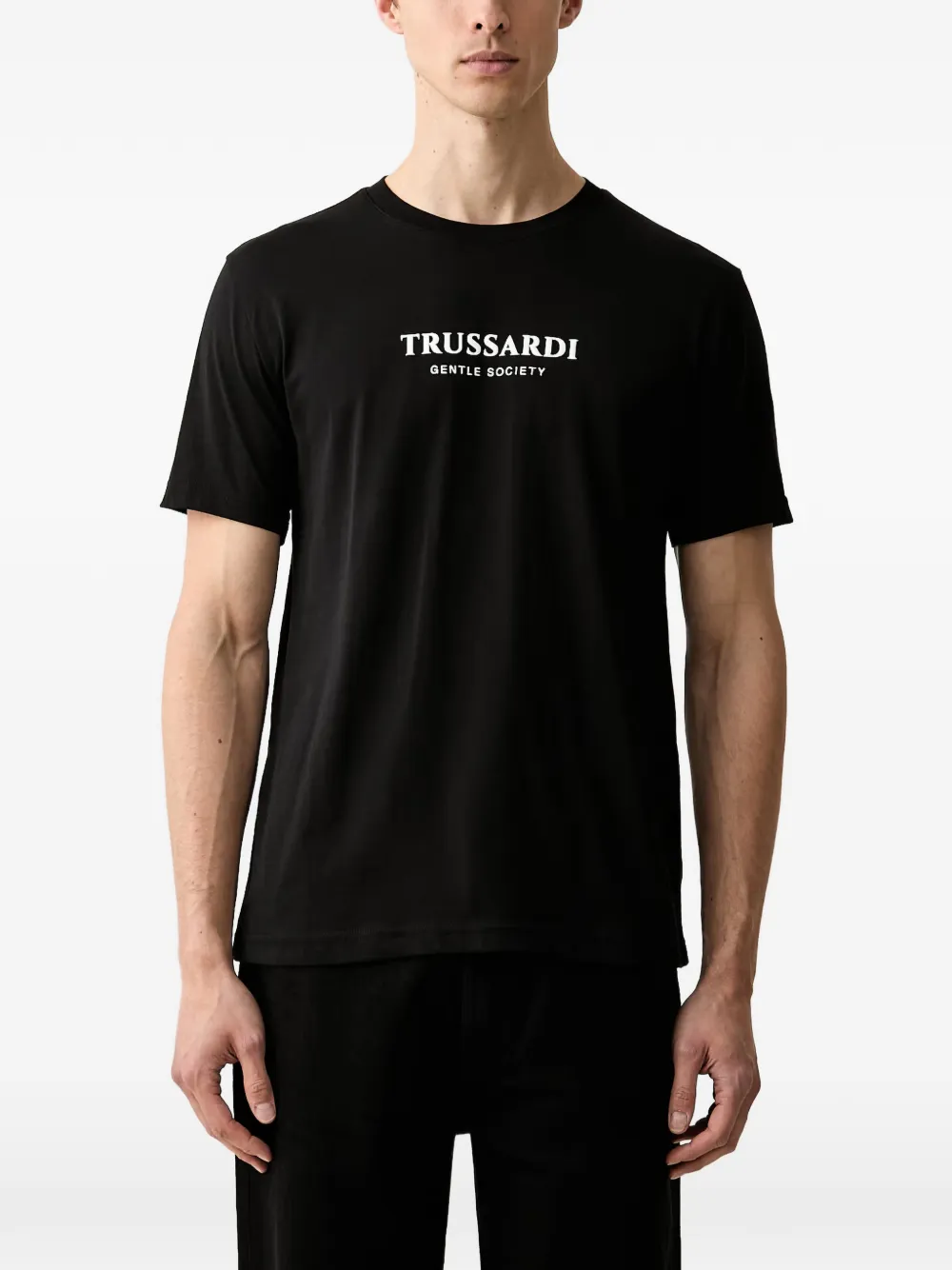 Trussardi logo-print short-sleeve T-shirt - Nero