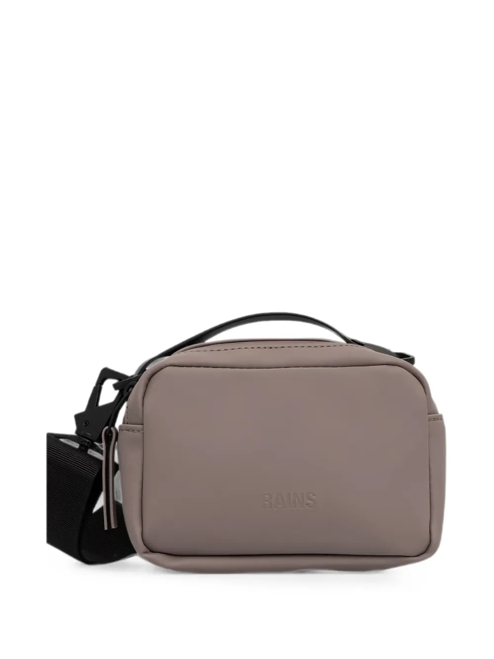Rains Micro Box Logo-debossed Shoulder Bag In Pink