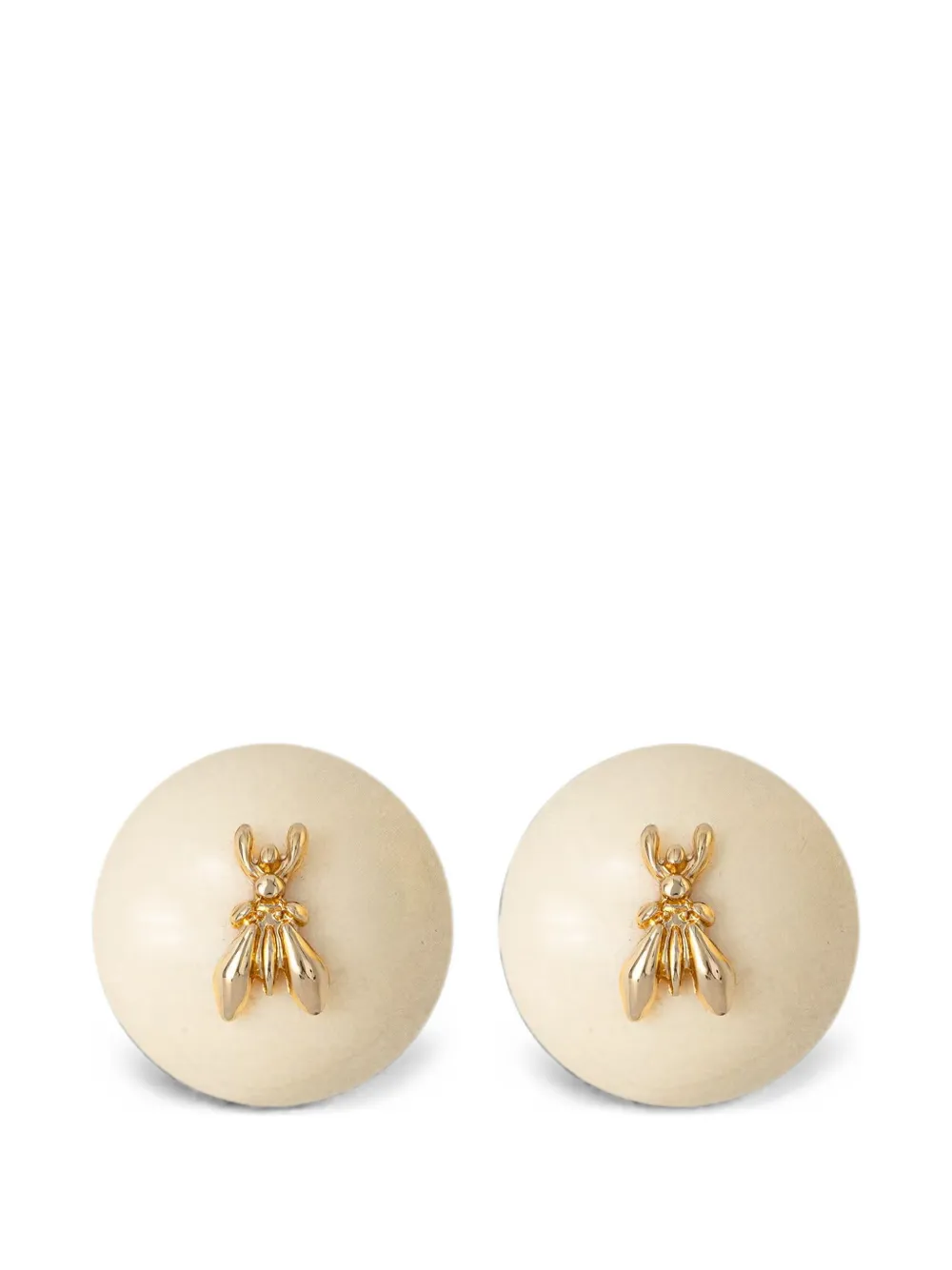 Patrizia Pepe Fly Stud Earrings In Gold