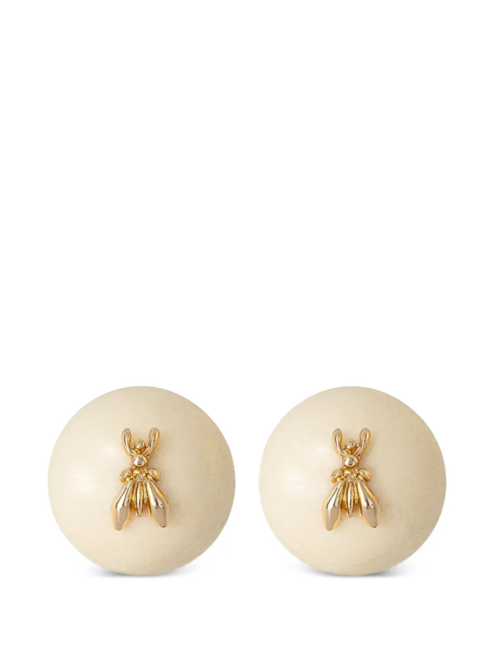 Patrizia Pepe Fly stud earrings - Nude