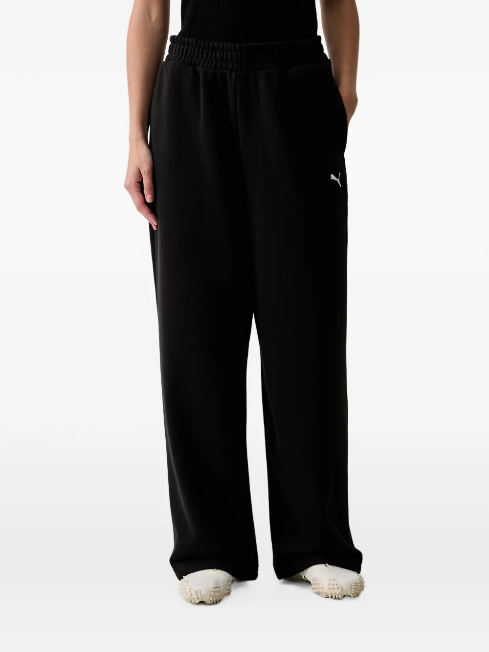 PUMA loungewear fleece tracksuit Zwart