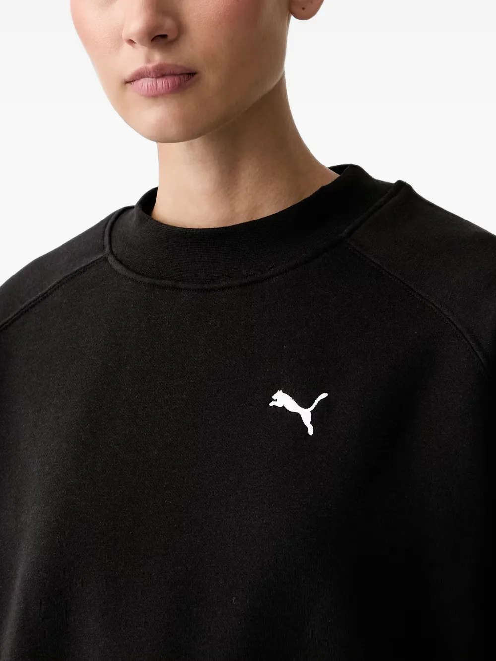 PUMA loungewear fleece tracksuit Zwart
