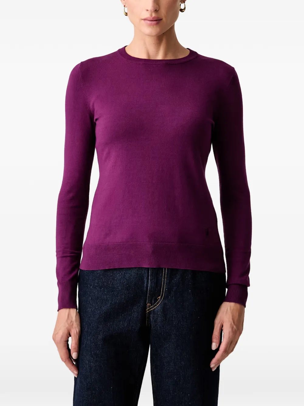 Trussardi crew-neck long-sleeve sweater