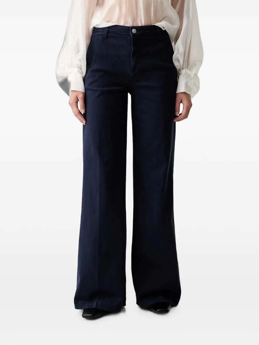 Vicolo Button-fastening Wide-leg Jeans In Blue