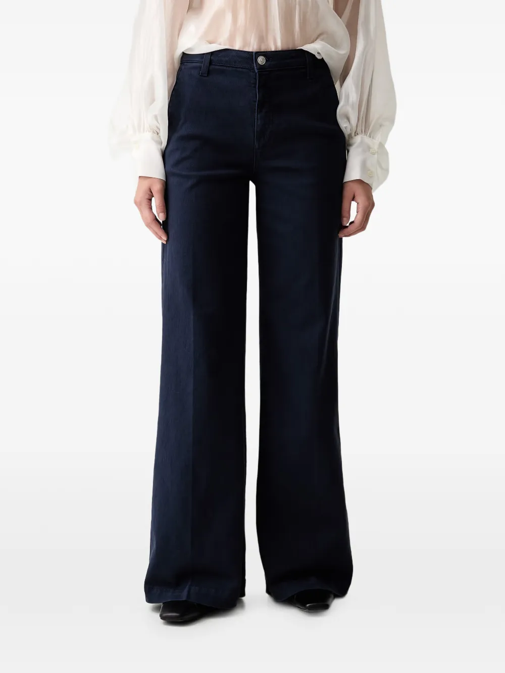 VICOLO button-fastening wide-leg jeans - Blu