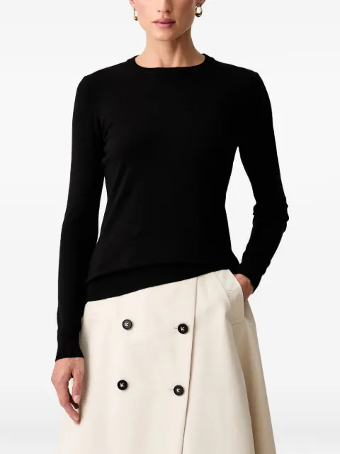 Trussardi fine-knit round-neck sweater