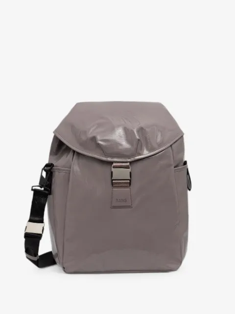 Rains Valera buckle-fastening logo-patch backpack