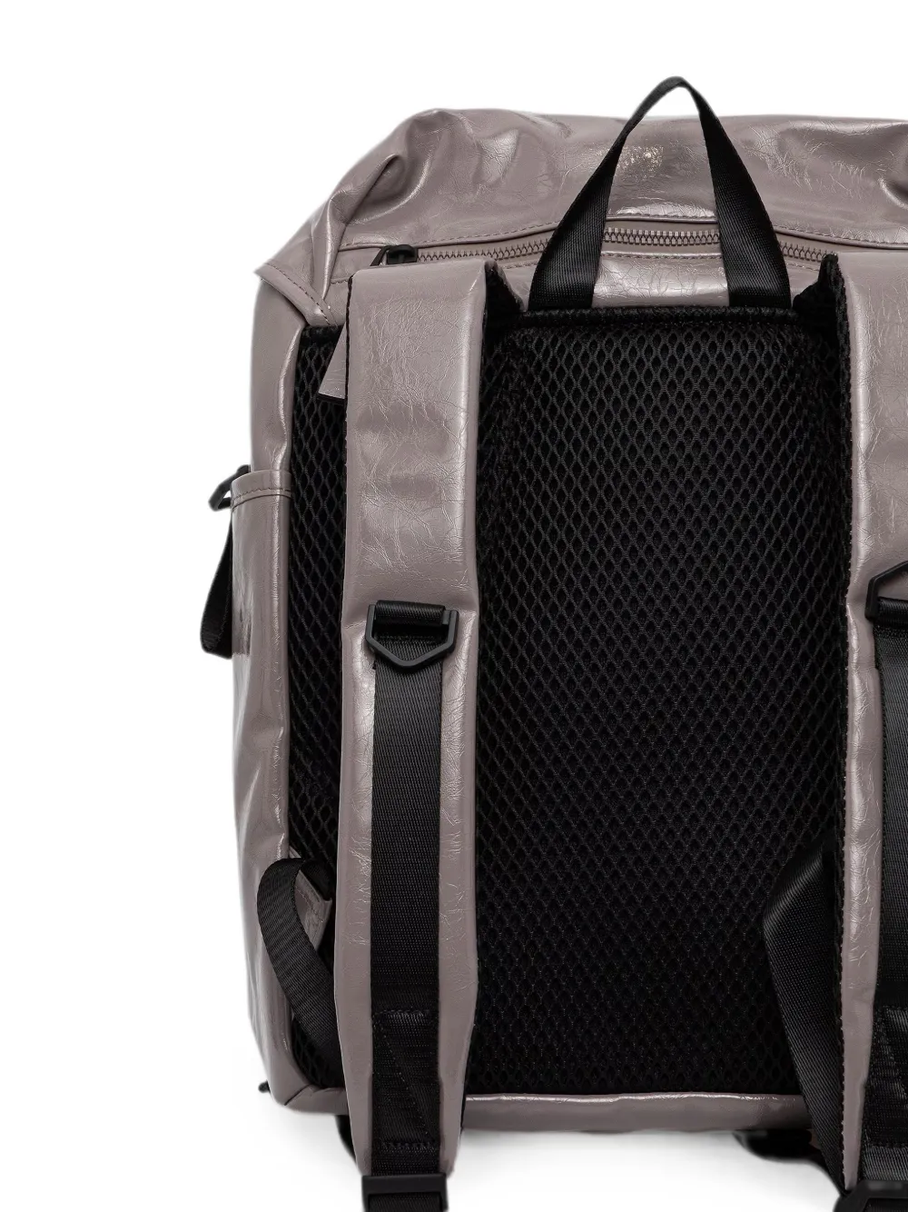Rains Valera buckle-fastening logo-patch backpack Grijs