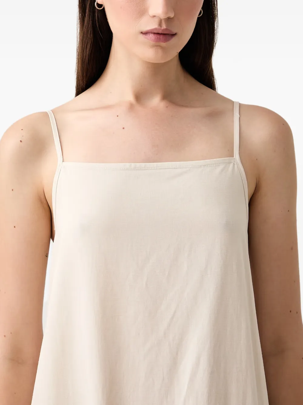 VICOLO Jurk met spaghettibandjes Beige