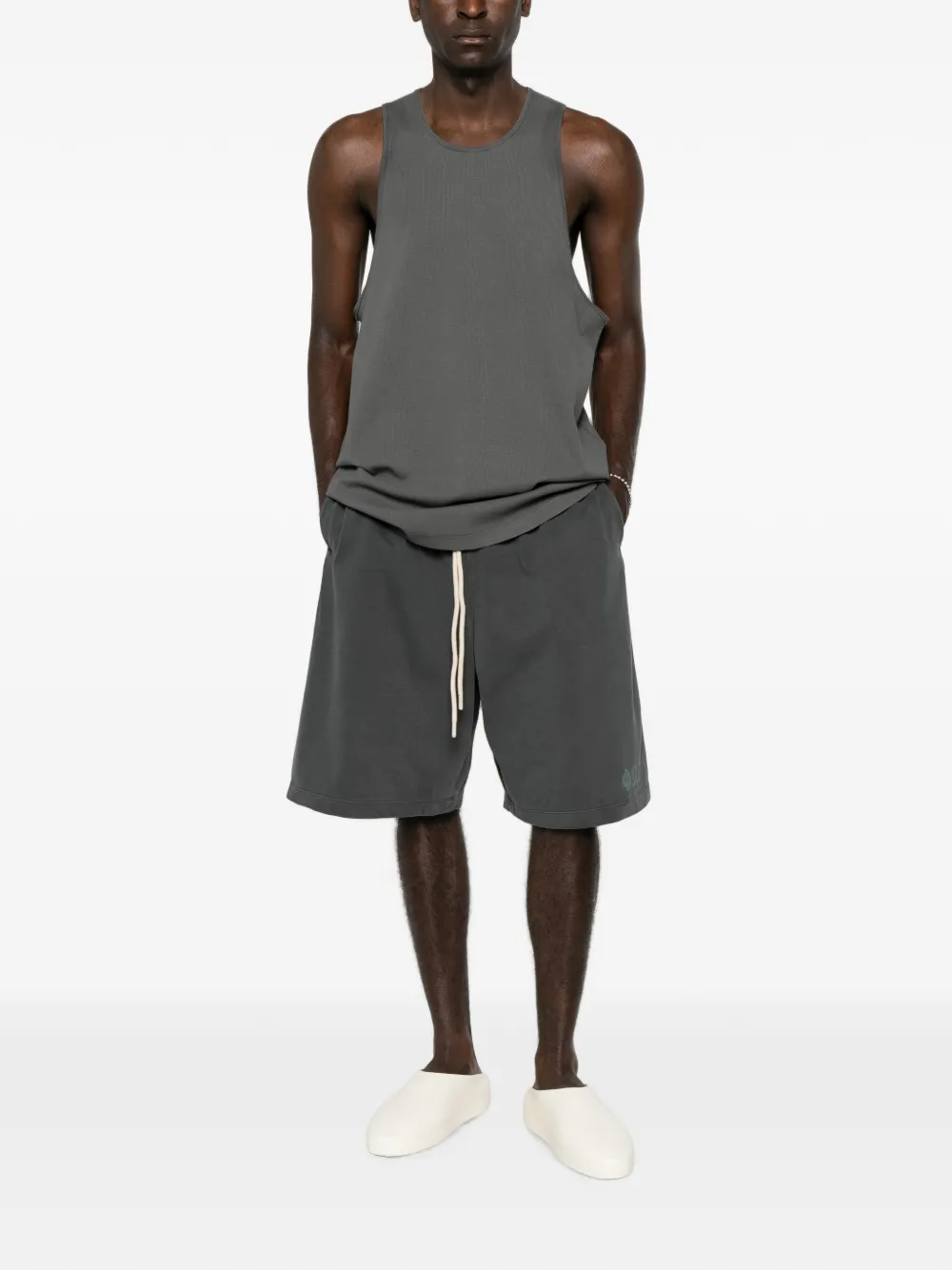 FEAR OF GOD ESSENTIALS ribbed tank top Grijs