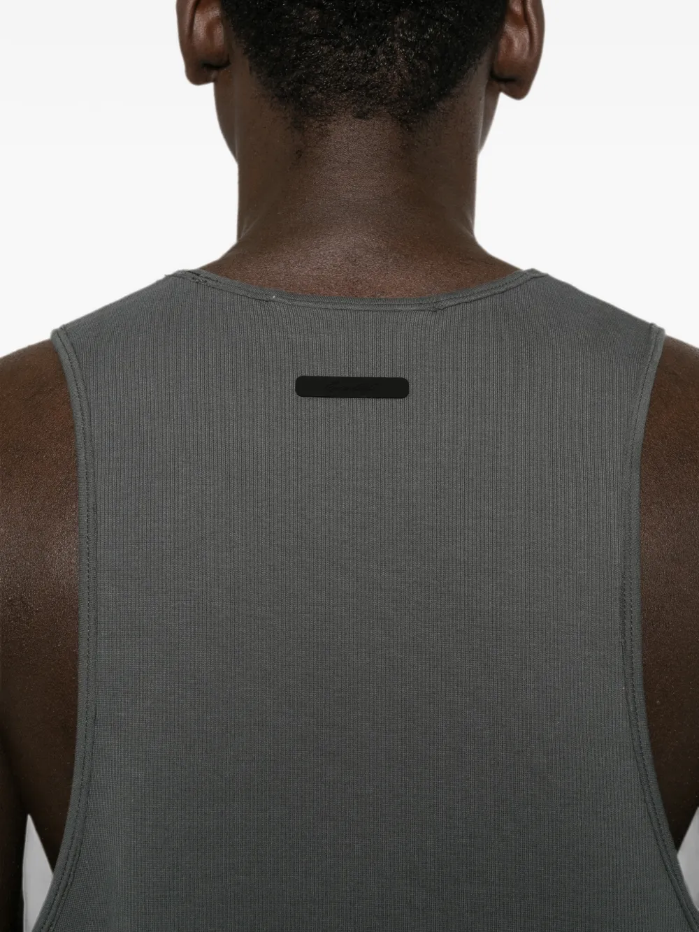 FEAR OF GOD ESSENTIALS ribbed tank top Grijs
