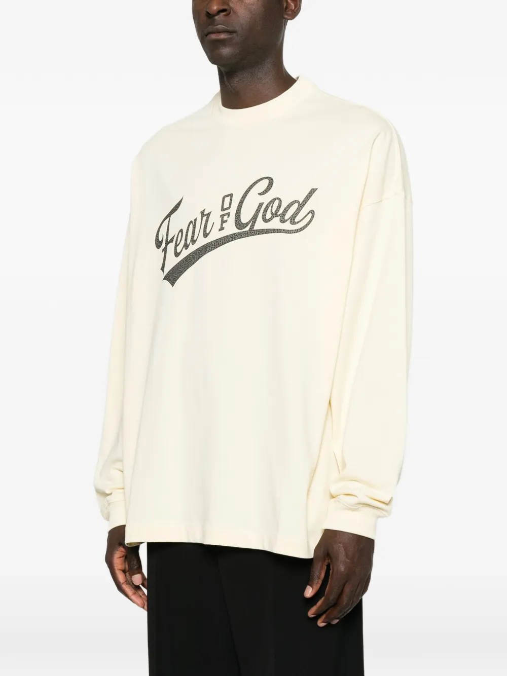 FEAR OF GOD ESSENTIALS Merch long sleeve T-shirt Beige