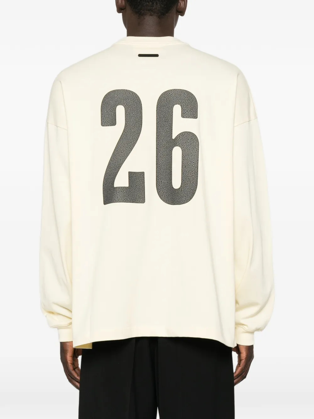FEAR OF GOD ESSENTIALS Merch long sleeve T-shirt Beige