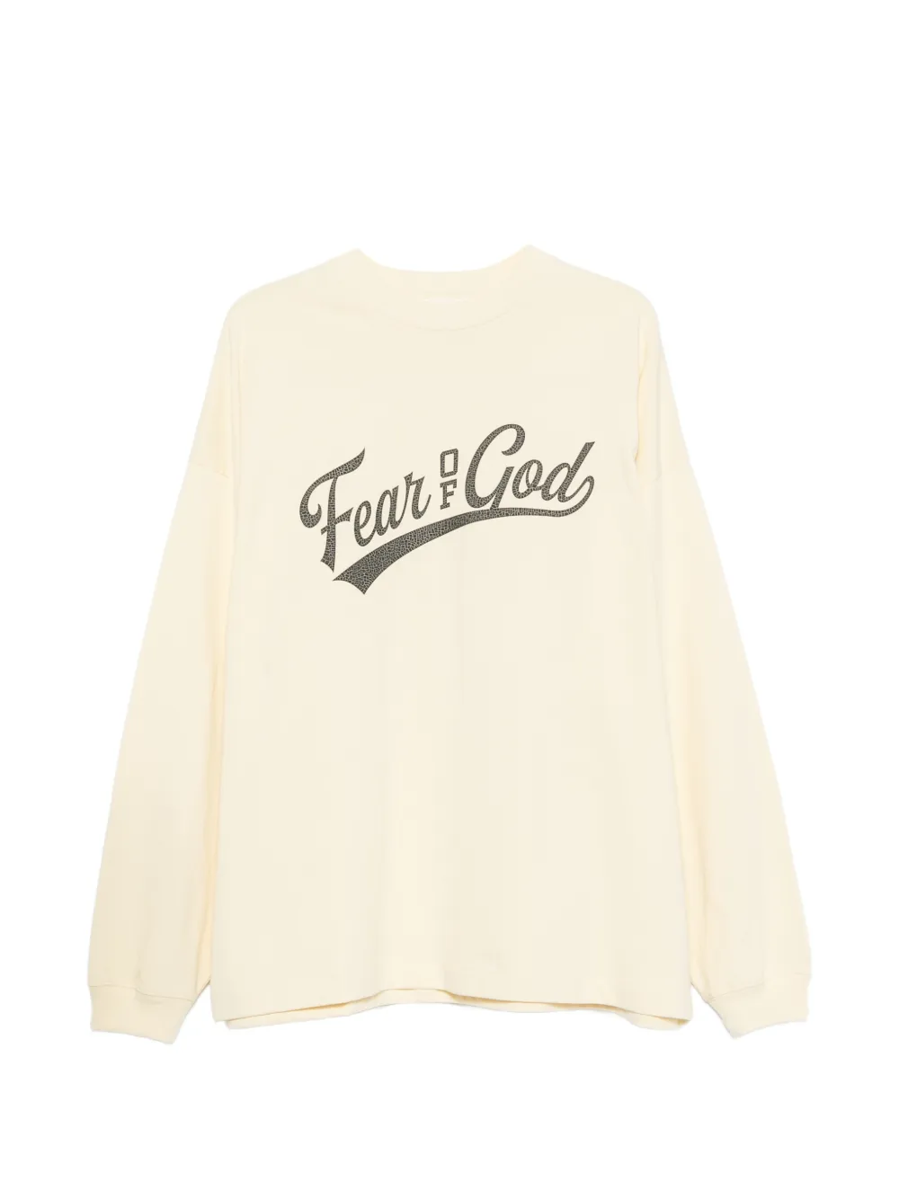 FEAR OF GOD ESSENTIALS Merch long sleeve T-shirt Beige