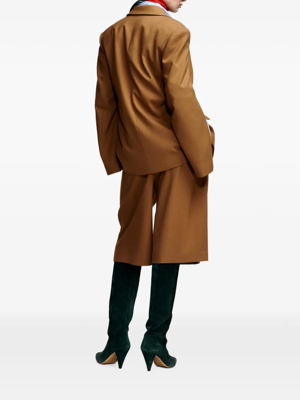 Essentiel Antwerp Kendra double-breasted blazer Bruin