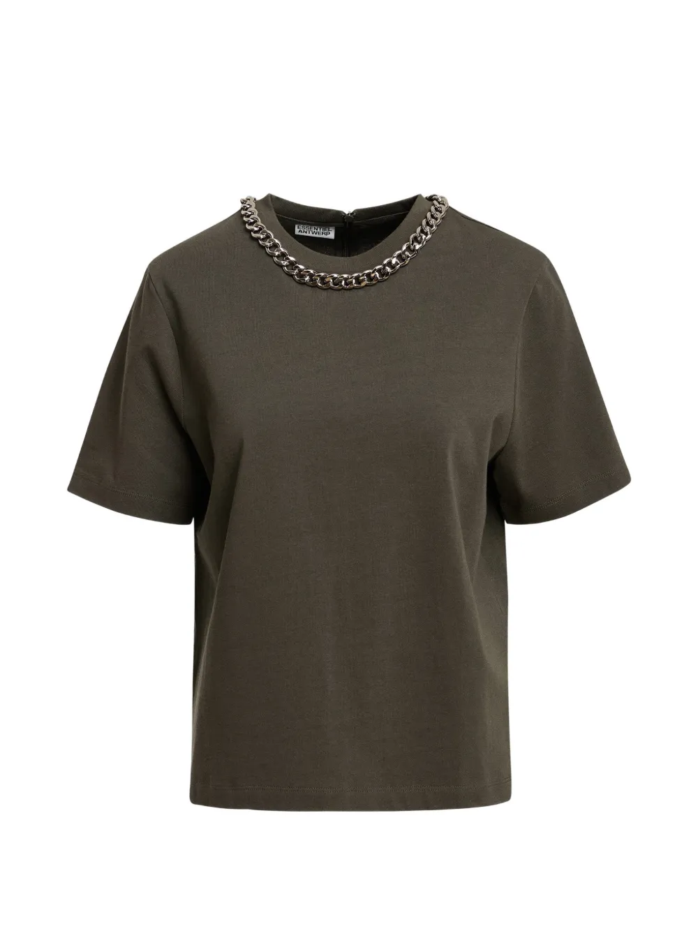 Essentiel Antwerp Klaim chain-embellished T-shirt - Grün