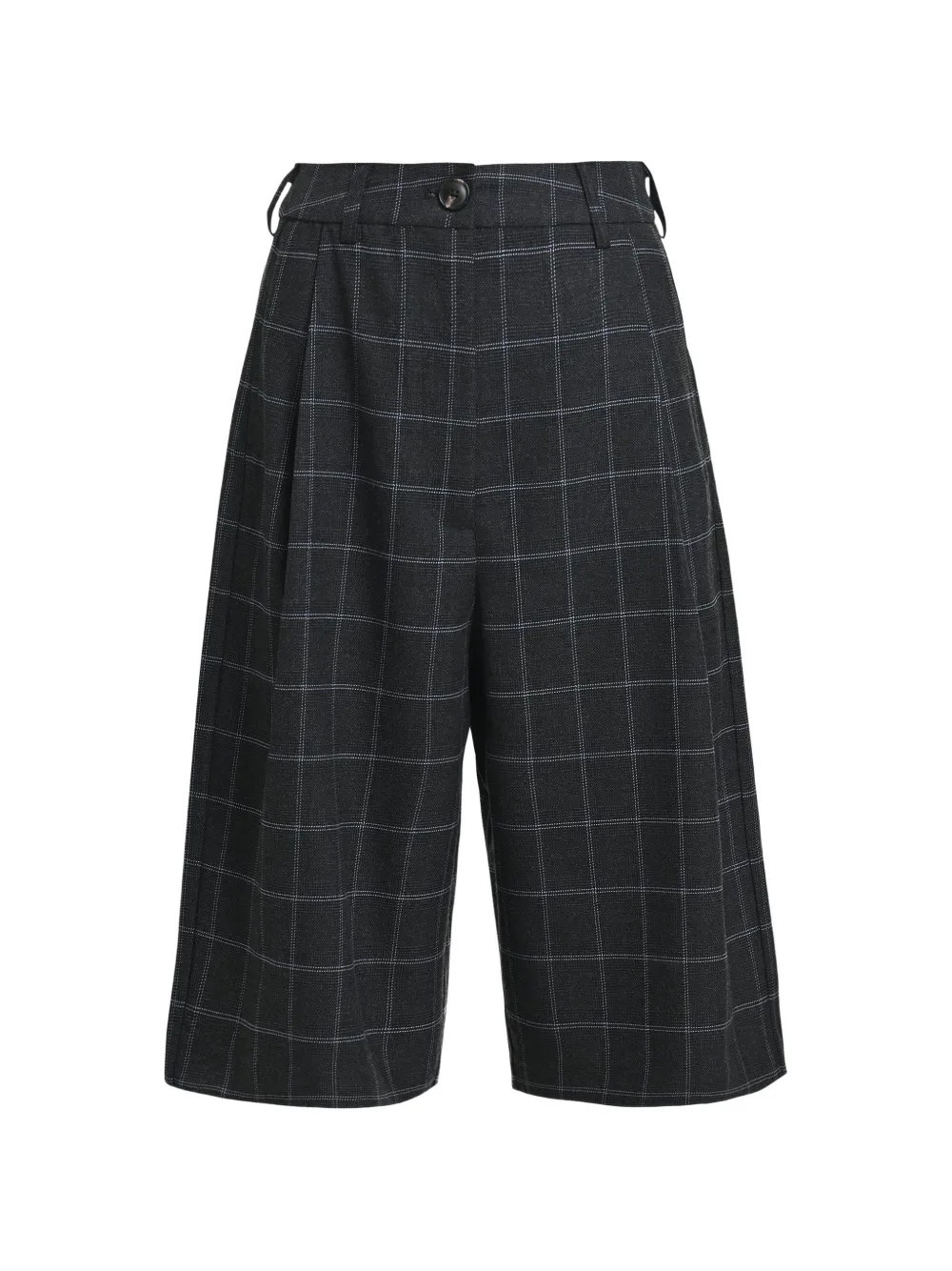 Essentiel Antwerp Kreme checked shorts - Grau