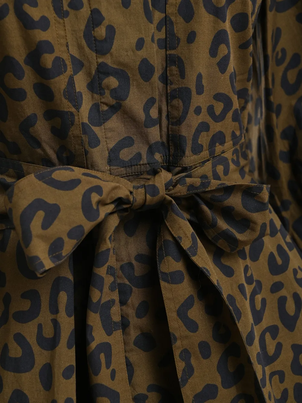 Essentiel Antwerp Keto mini-jurk met luipaard-print Bruin