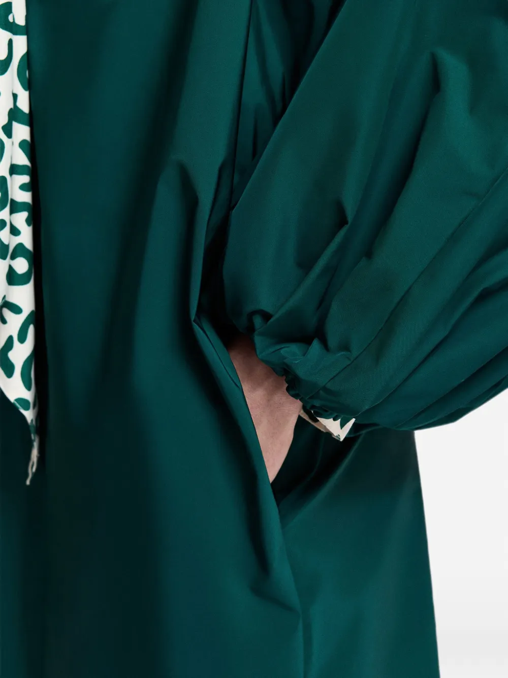 Essentiel Antwerp oversized V-neck dress Groen