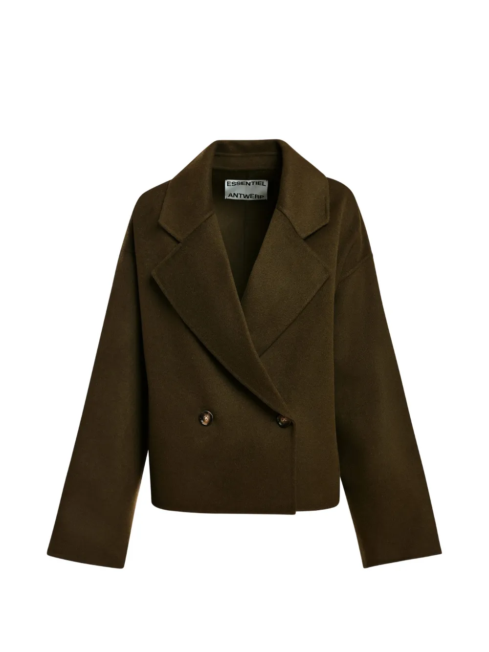 Essentiel Antwerp double-breasted oversized jacket - Verde