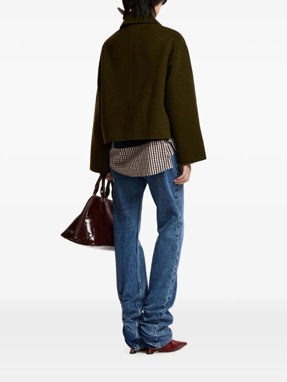 Essentiel Antwerp Oversized jack Groen