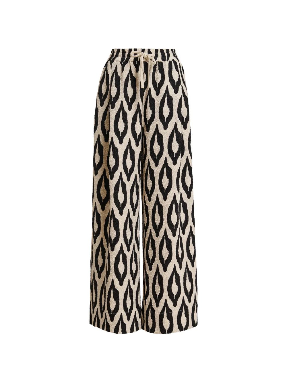 Essentiel Antwerp Kontent printed wide-leg trousers - Toni neutri