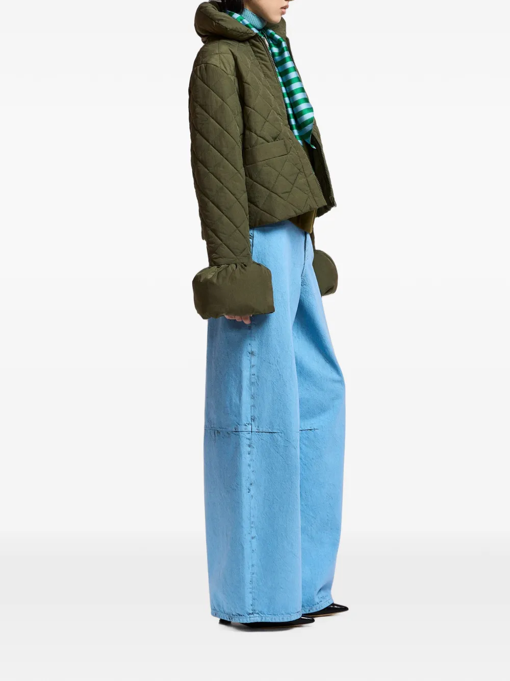 Essentiel Antwerp Jack met rits Groen
