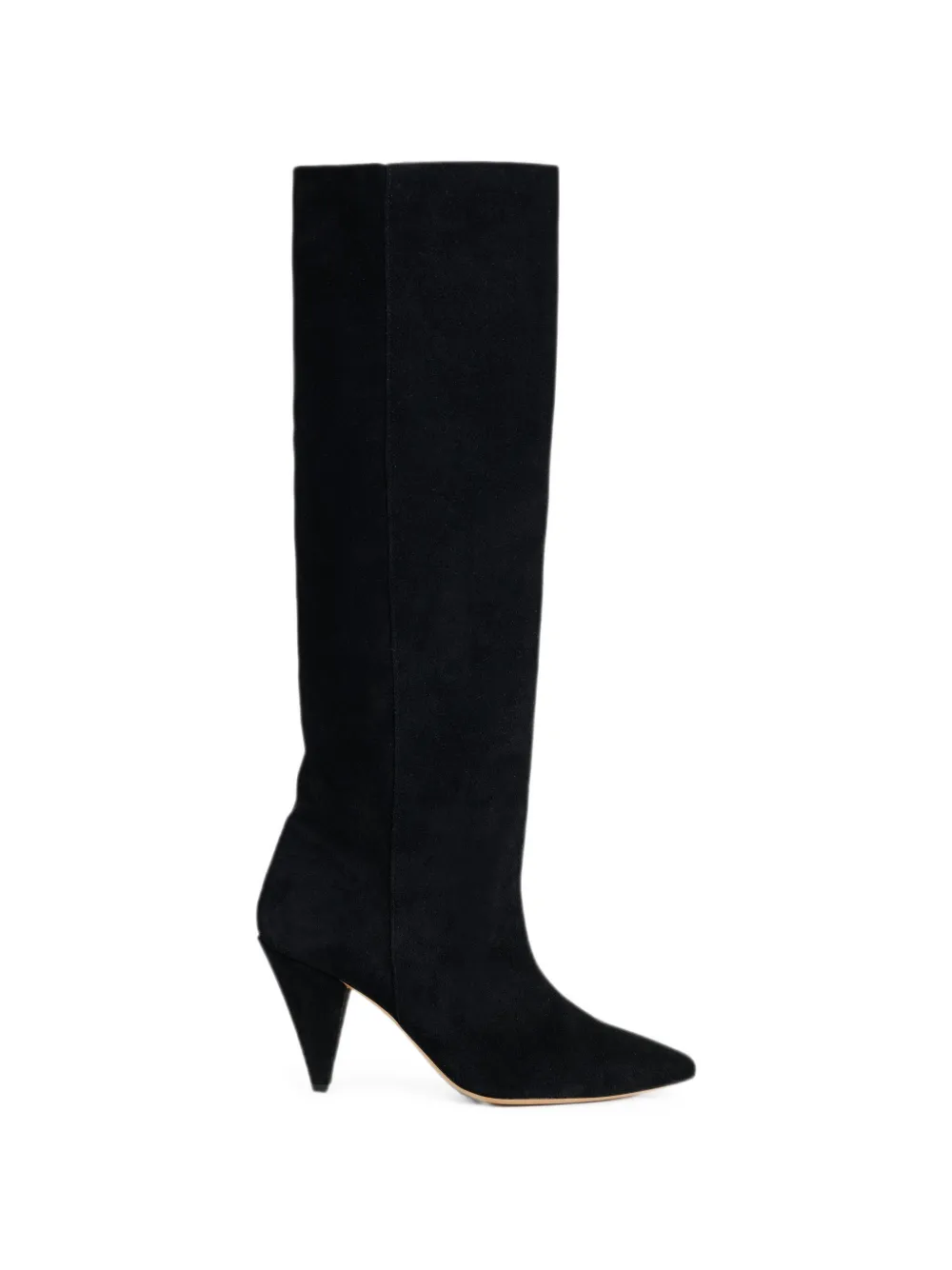 Essentiel Antwerp pointed-toe slouched knee-high boots Zwart