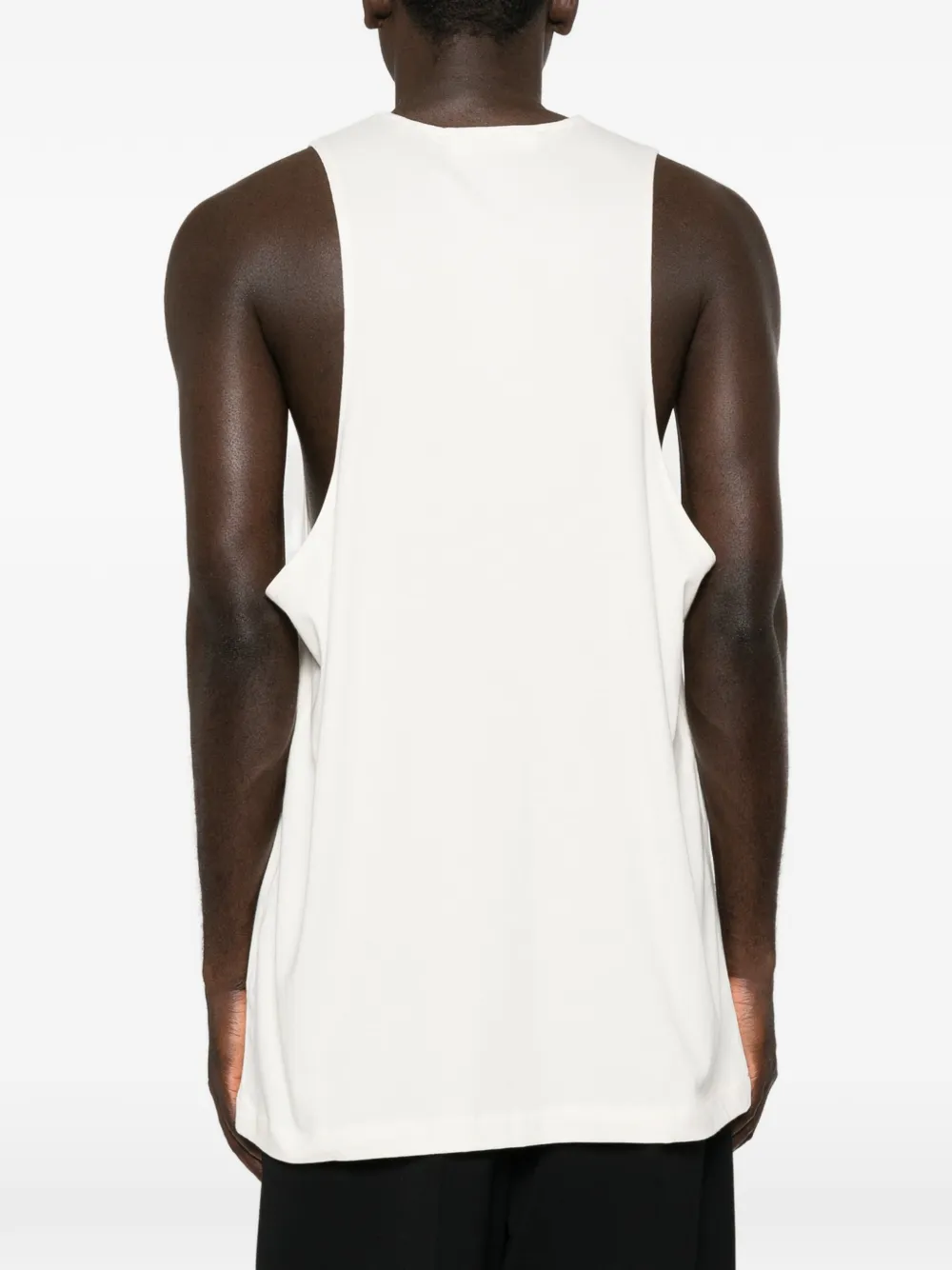 FEAR OF GOD ESSENTIALS logo-plaque vest Wit