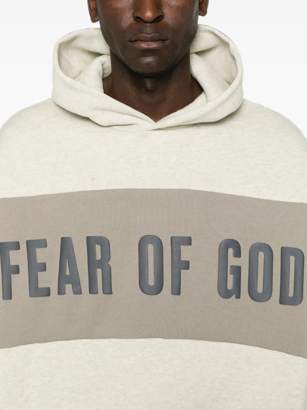 FEAR OF GOD ESSENTIALS Hoodie met logoprint Beige