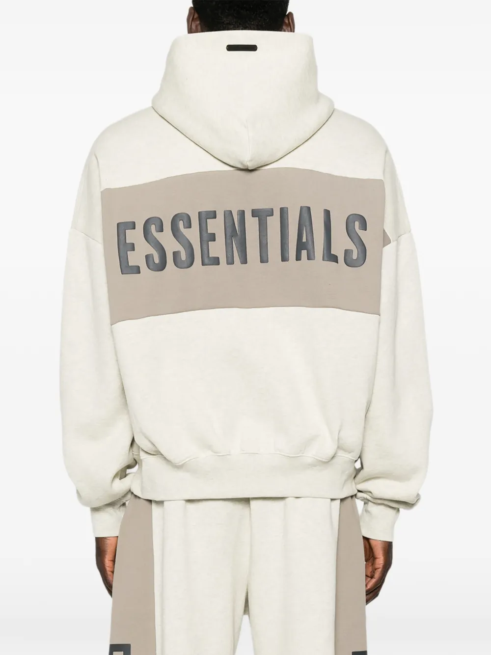 FEAR OF GOD ESSENTIALS Hoodie met logoprint Beige