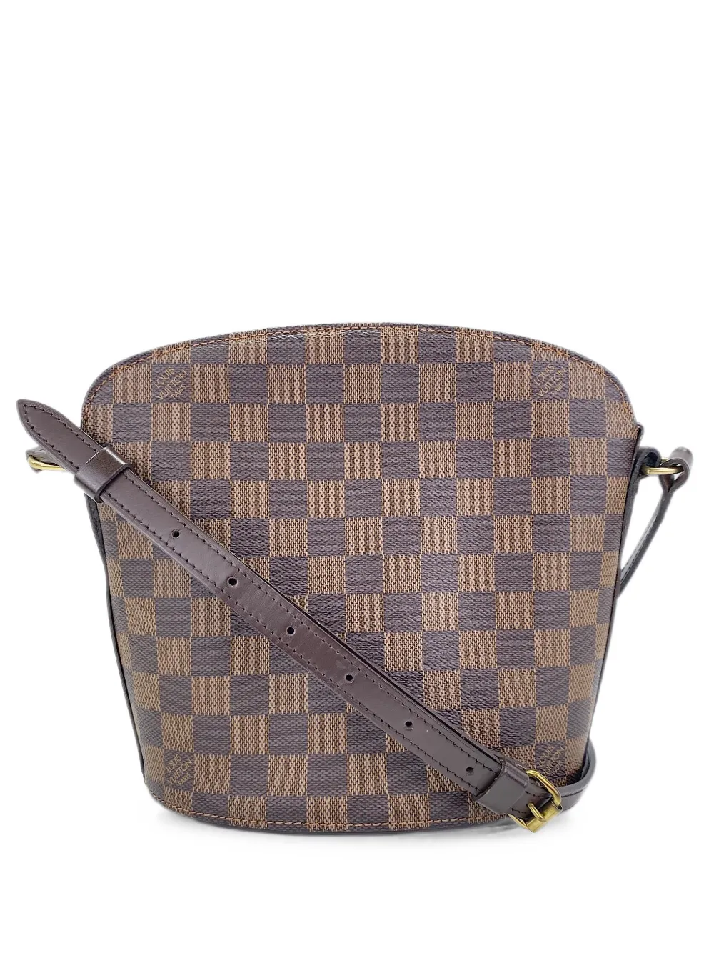 Louis Vuitton Pre-Owned 2007 Drouot Damier Ebene shoulder bag - Marrone