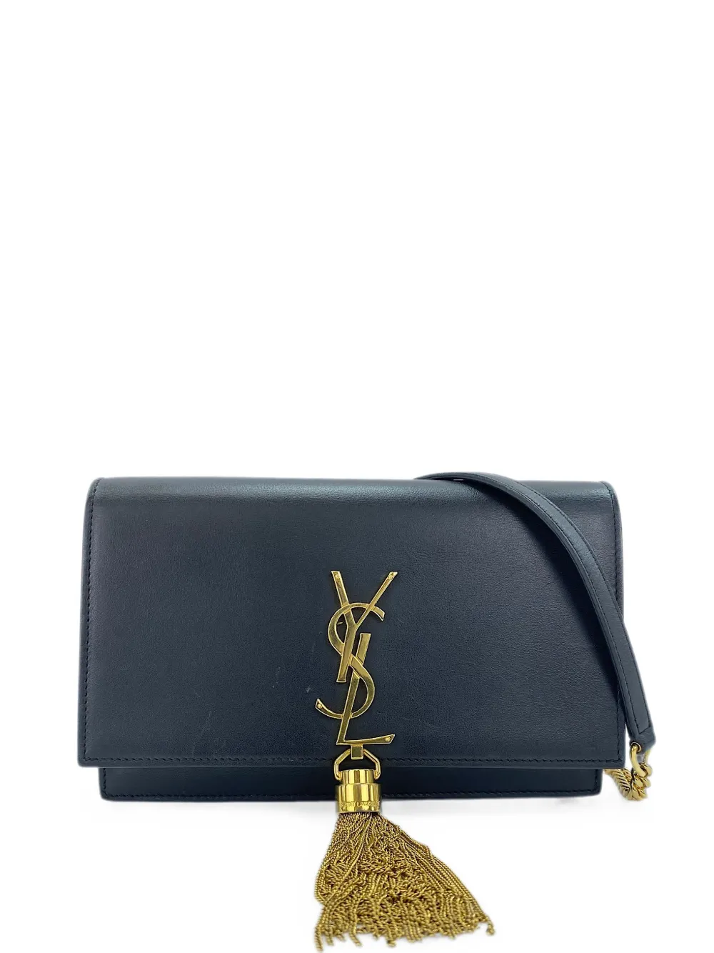 Saint Laurent Pre-Owned 2010s Kate tassel shoulder bag - Nero