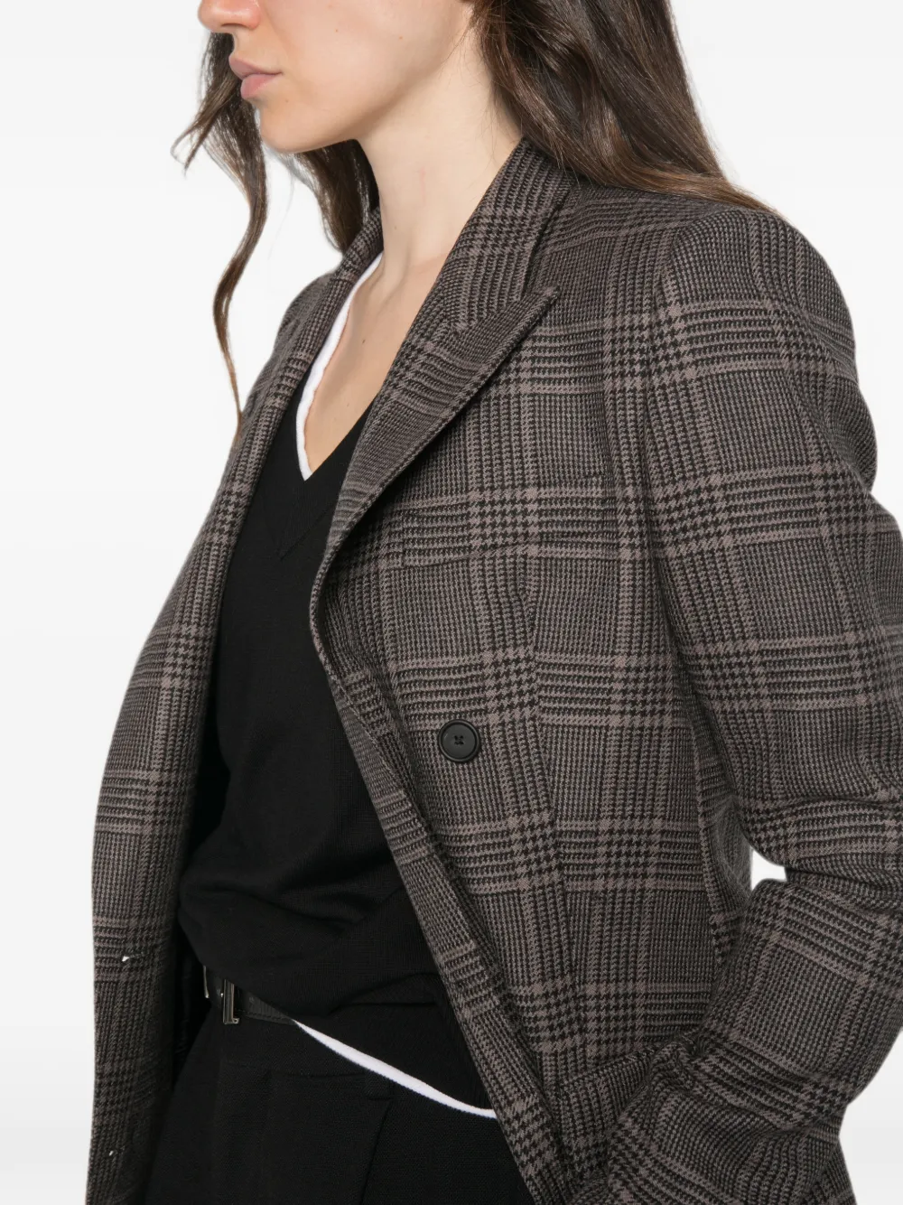 Tagliatore Blazer met dubbele rij knopen Bruin