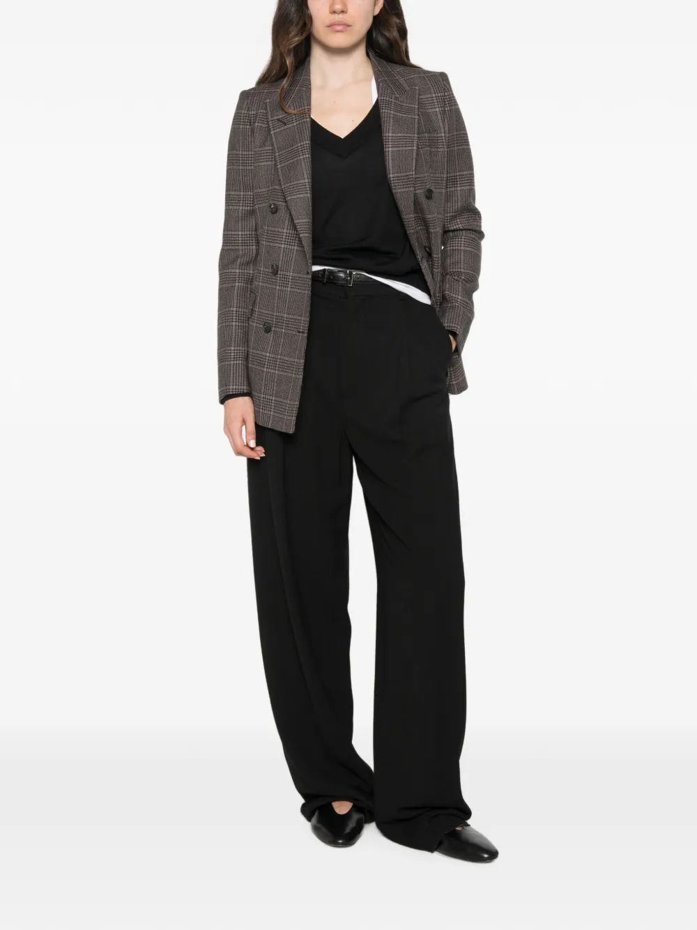 Tagliatore Blazer met dubbele rij knopen Bruin