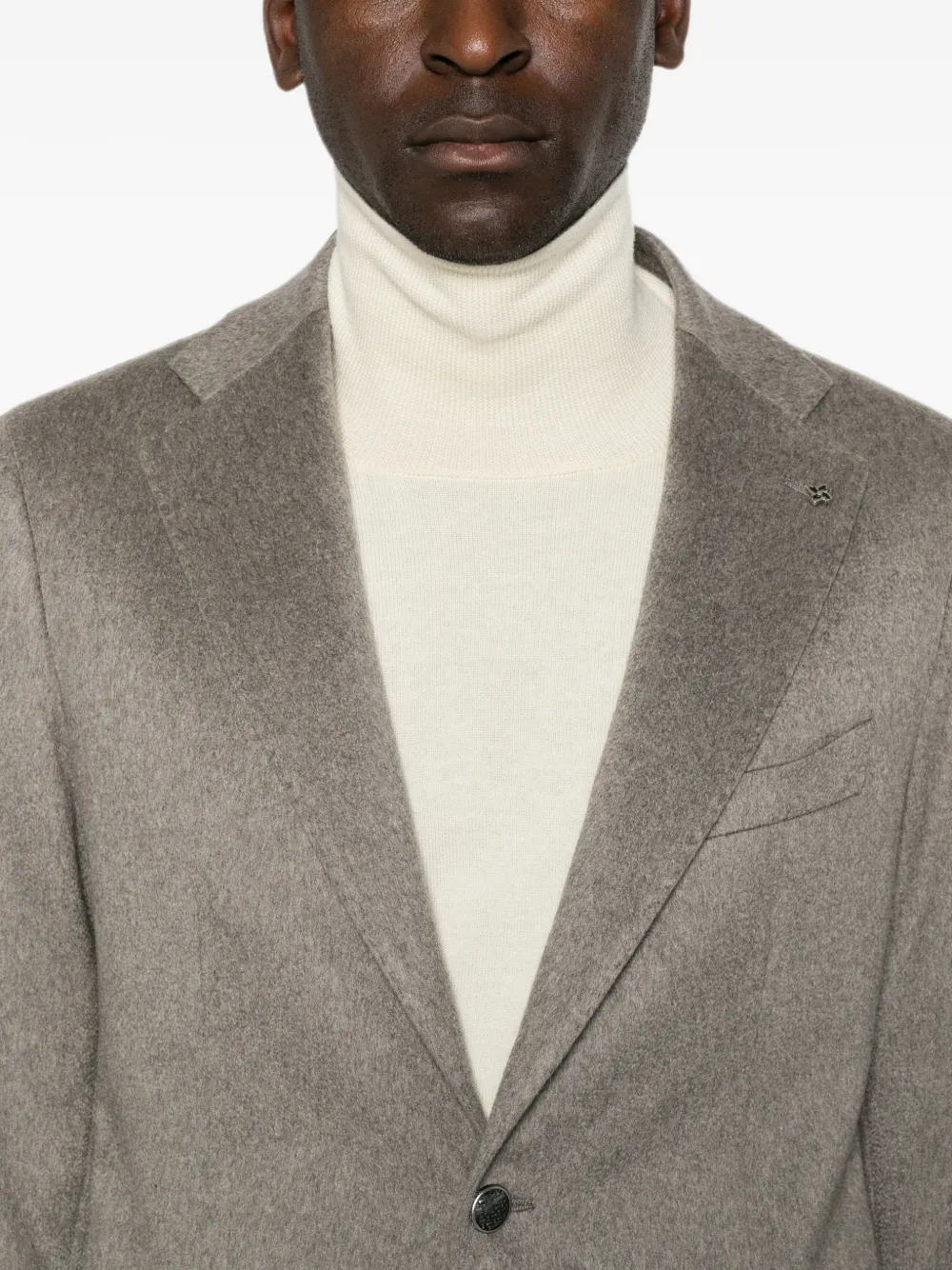 Tagliatore Blazer met enkele rij knopen Grijs