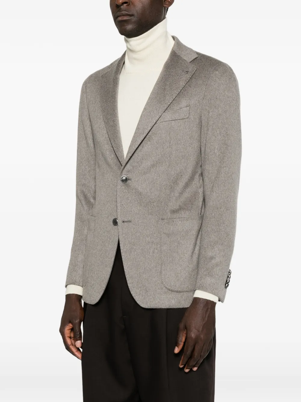 Tagliatore Blazer met enkele rij knopen Grijs