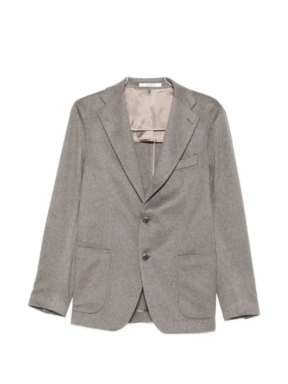 Tagliatore notched-lapel single-breasted blazer - Grey