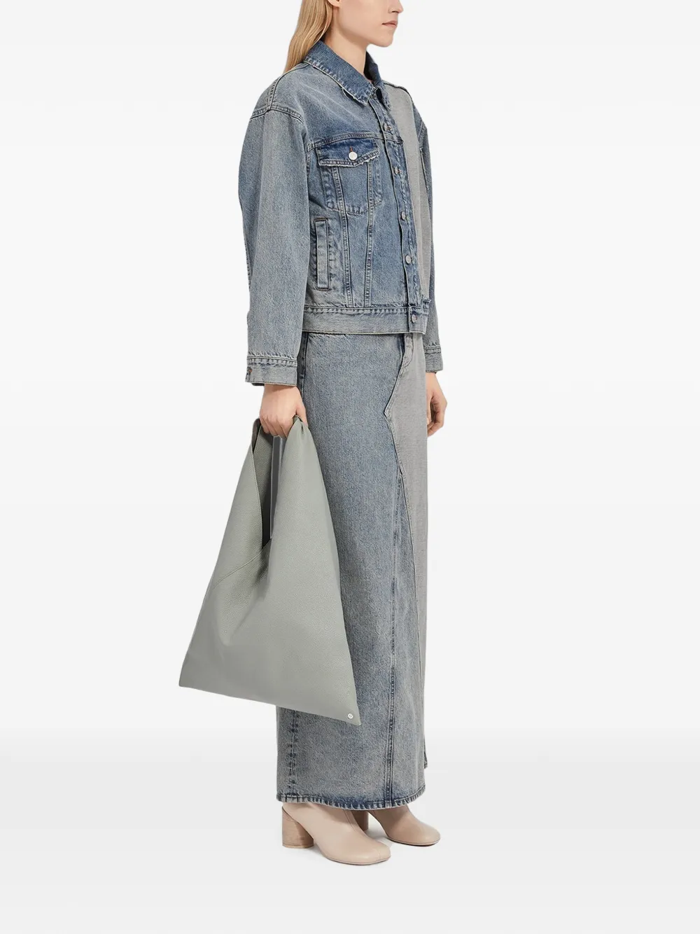 MM6 Maison Margiela Denim jack Blauw