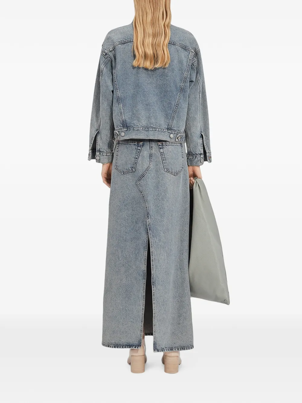 MM6 Maison Margiela Denim jack Blauw