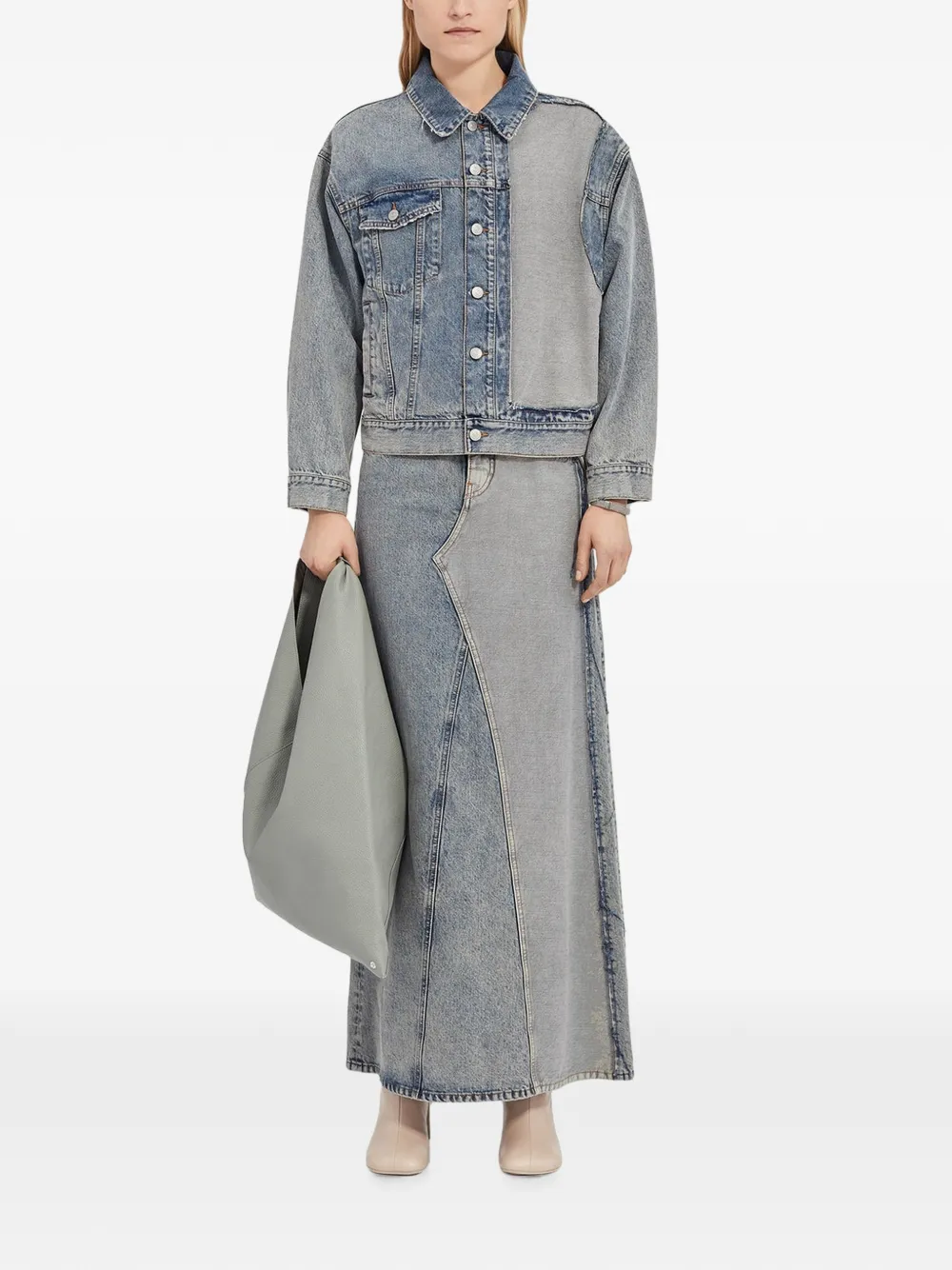 MM6 Maison Margiela Denim jack Blauw