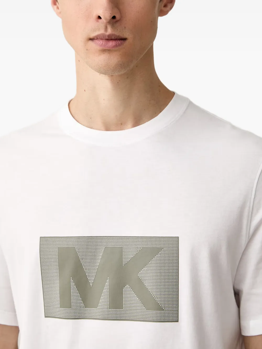 Michael Kors T-shirt met logoprint Wit