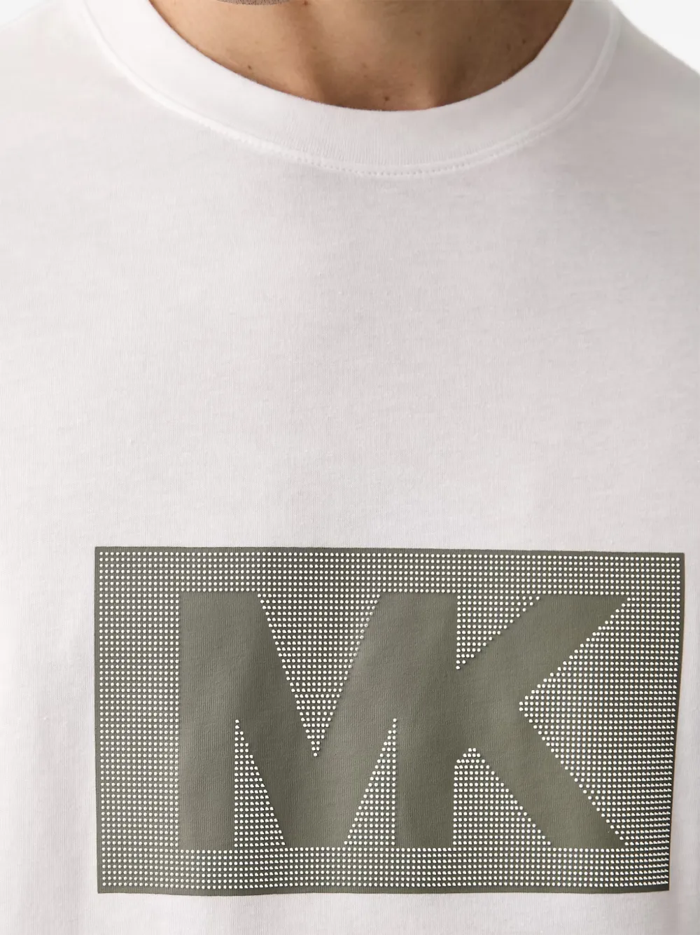 Michael Kors T-shirt met logoprint Wit